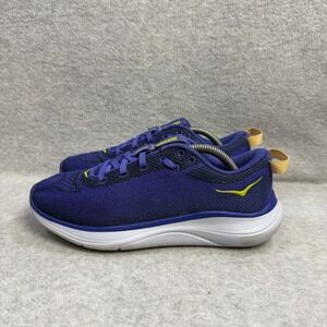 Hoka One One Hupana Flow Womens Shoes Size 6 Blue Yellow Running Sneakers